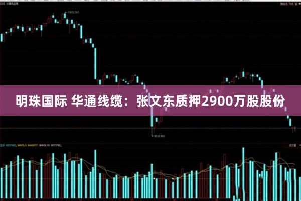 明珠国际 华通线缆：张文东质押2900万股股份