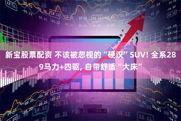 新宝股票配资 不该被忽视的“硬汉”SUV! 全系289马力+四驱, 自带舒适“大床”